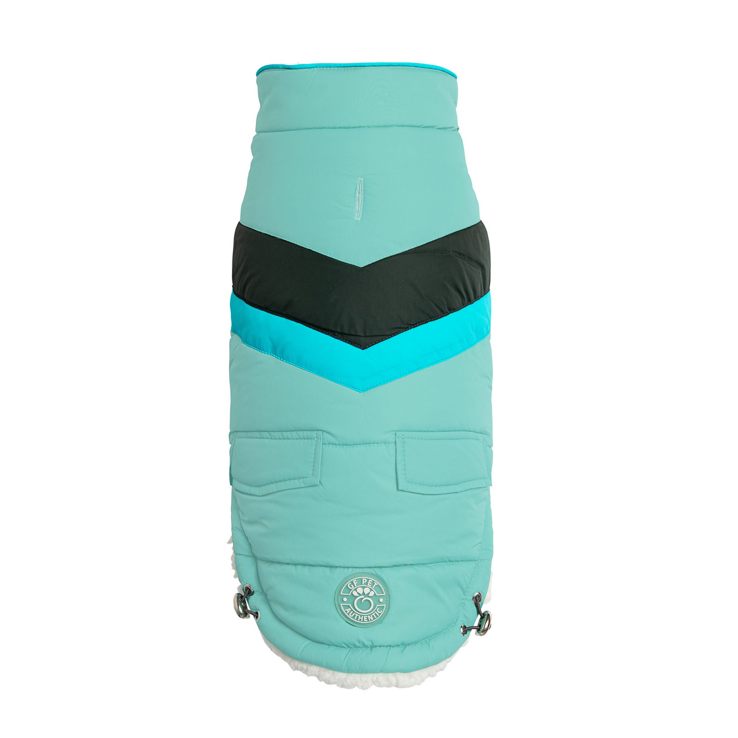 Alpine Dog Puffer - Light Aqua