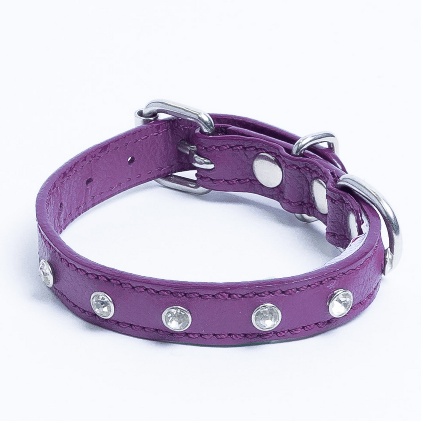 Athens Dog Collar - Pink & Purple