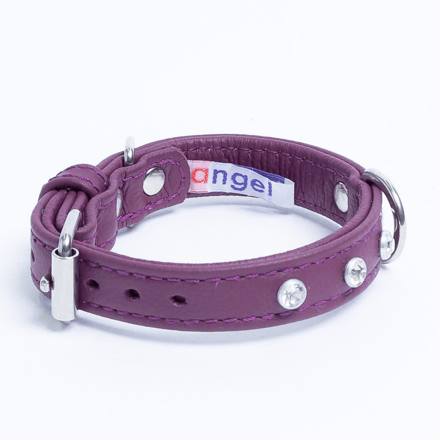 Athens Dog Collar - Pink & Purple
