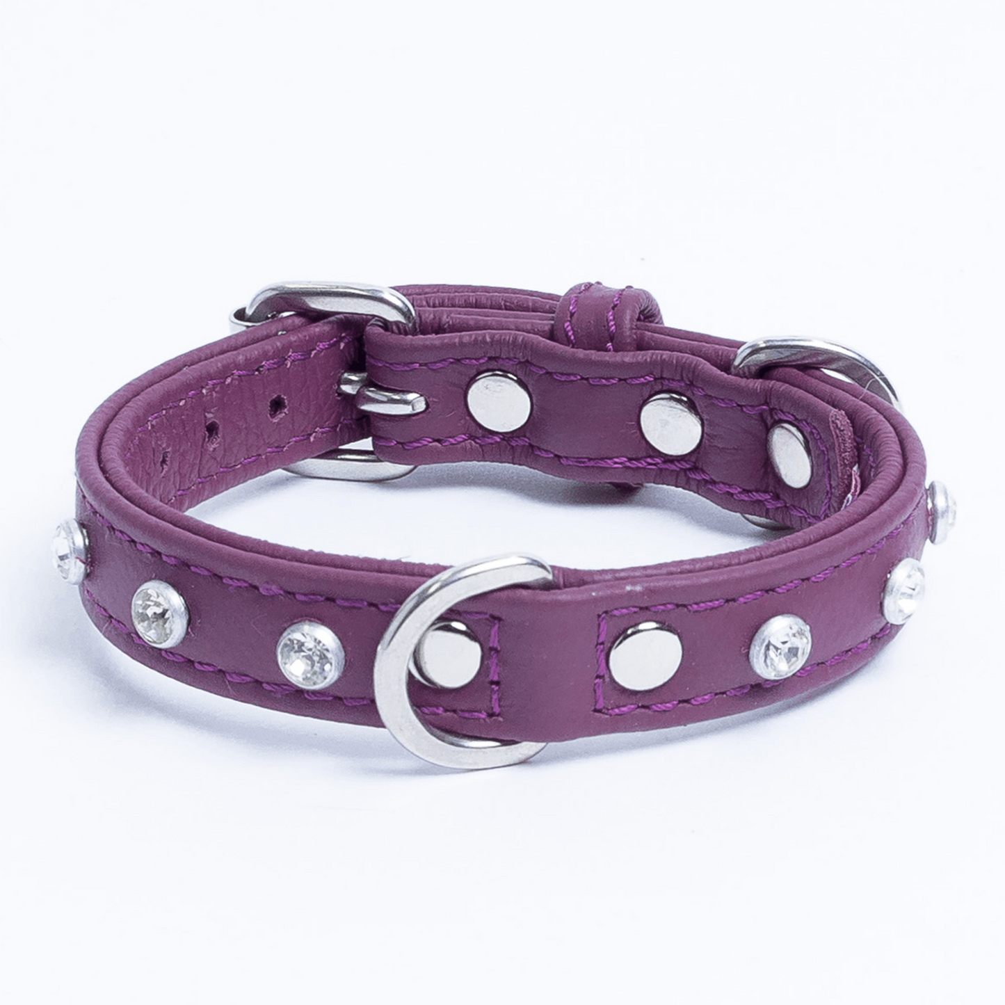 Athens Dog Collar - Pink & Purple