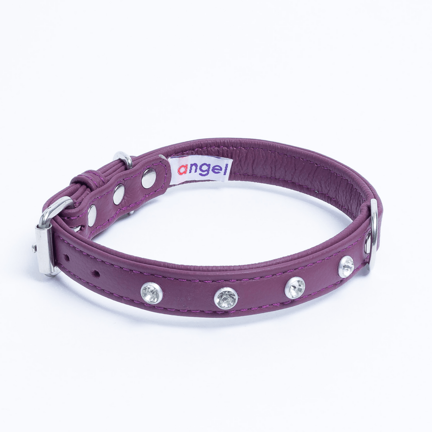 Athens Dog Collar - Pink & Purple