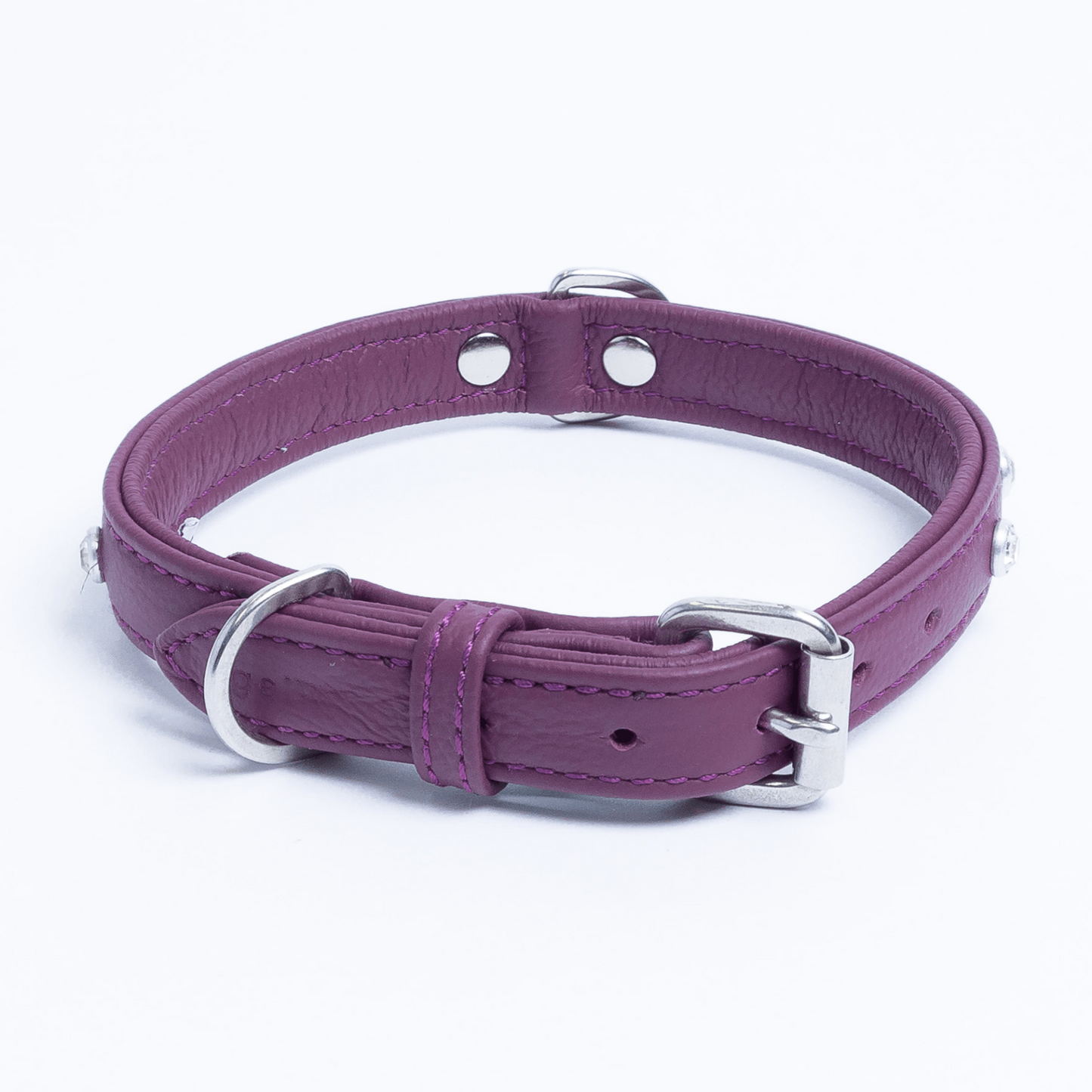 Athens Dog Collar - Pink & Purple