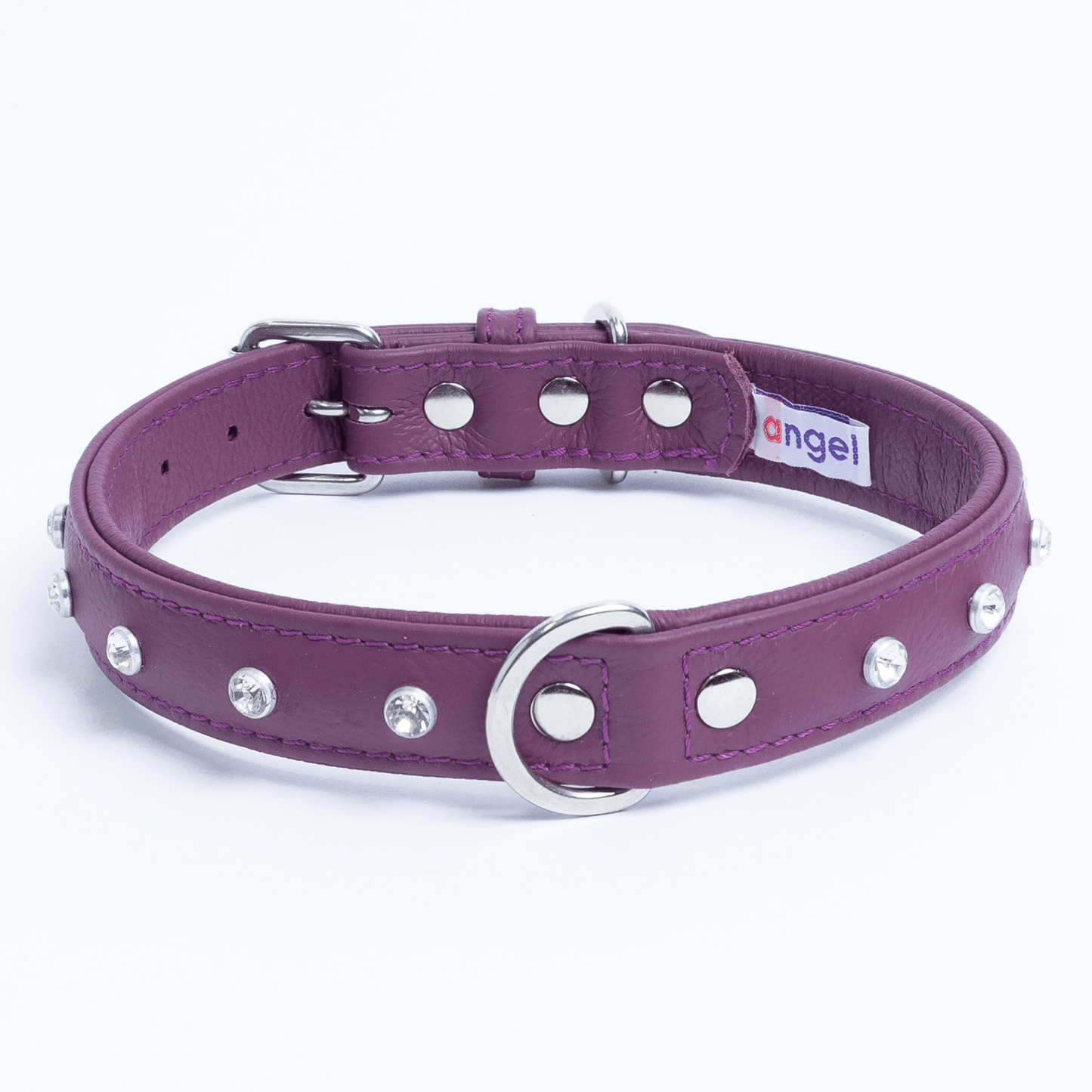 Athens Dog Collar - Pink & Purple