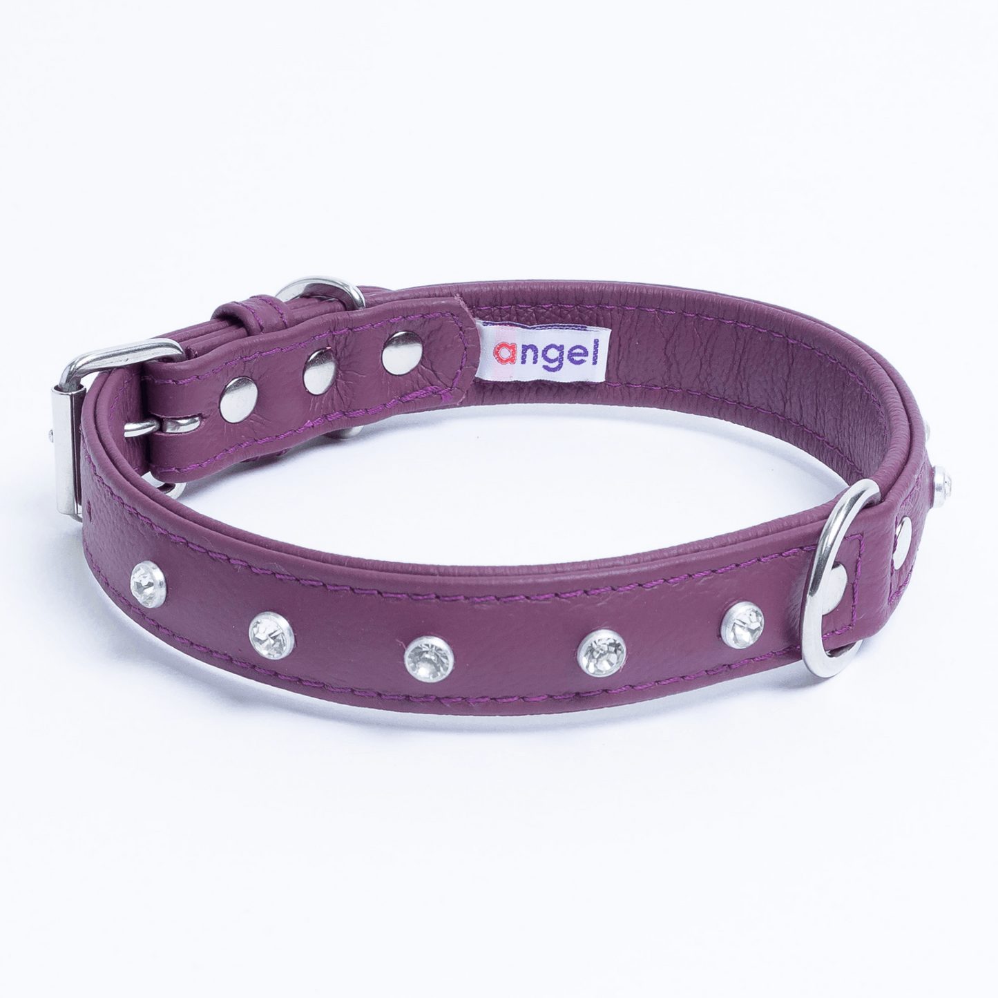 Athens Dog Collar - Pink & Purple