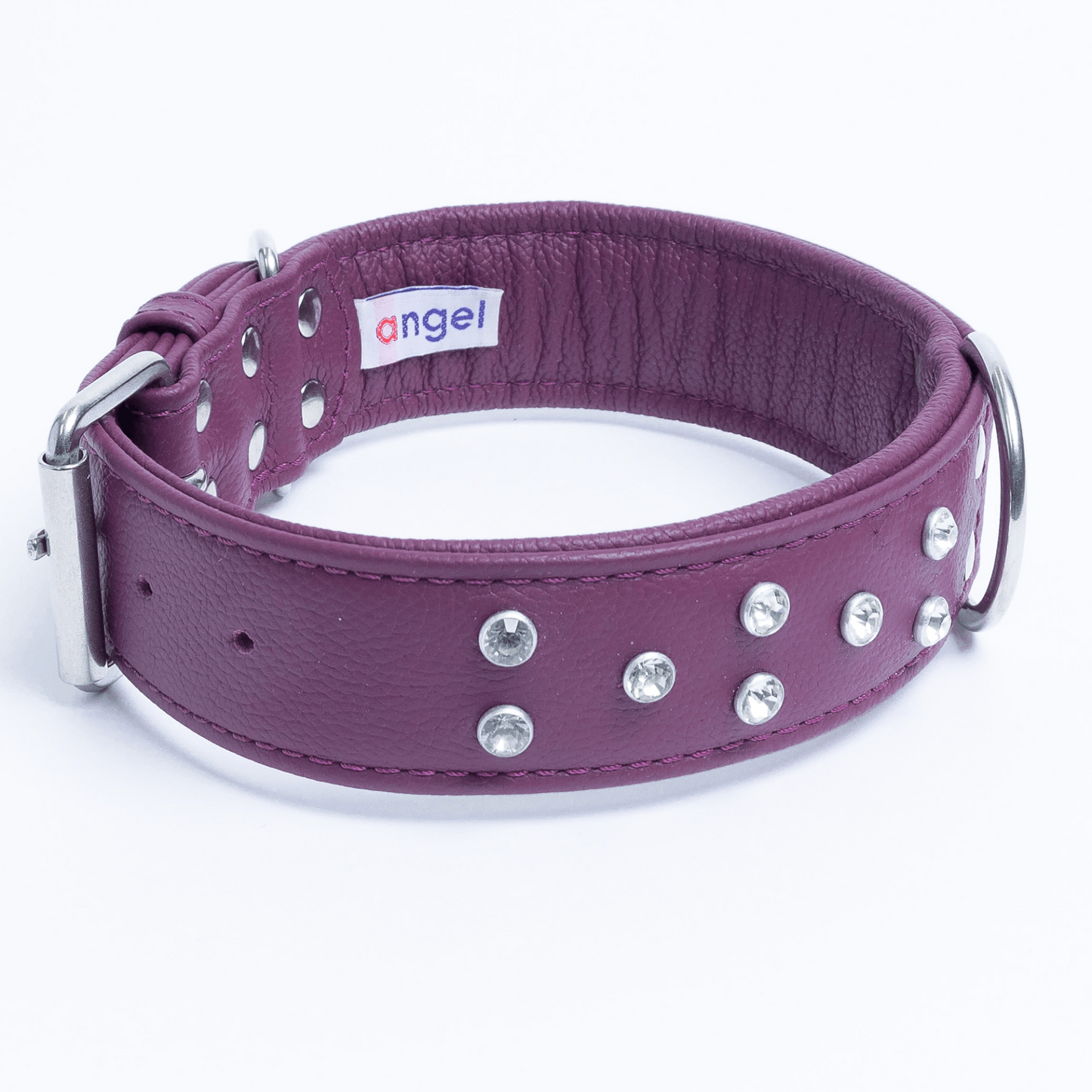 Athens Dog Collar - Pink & Purple