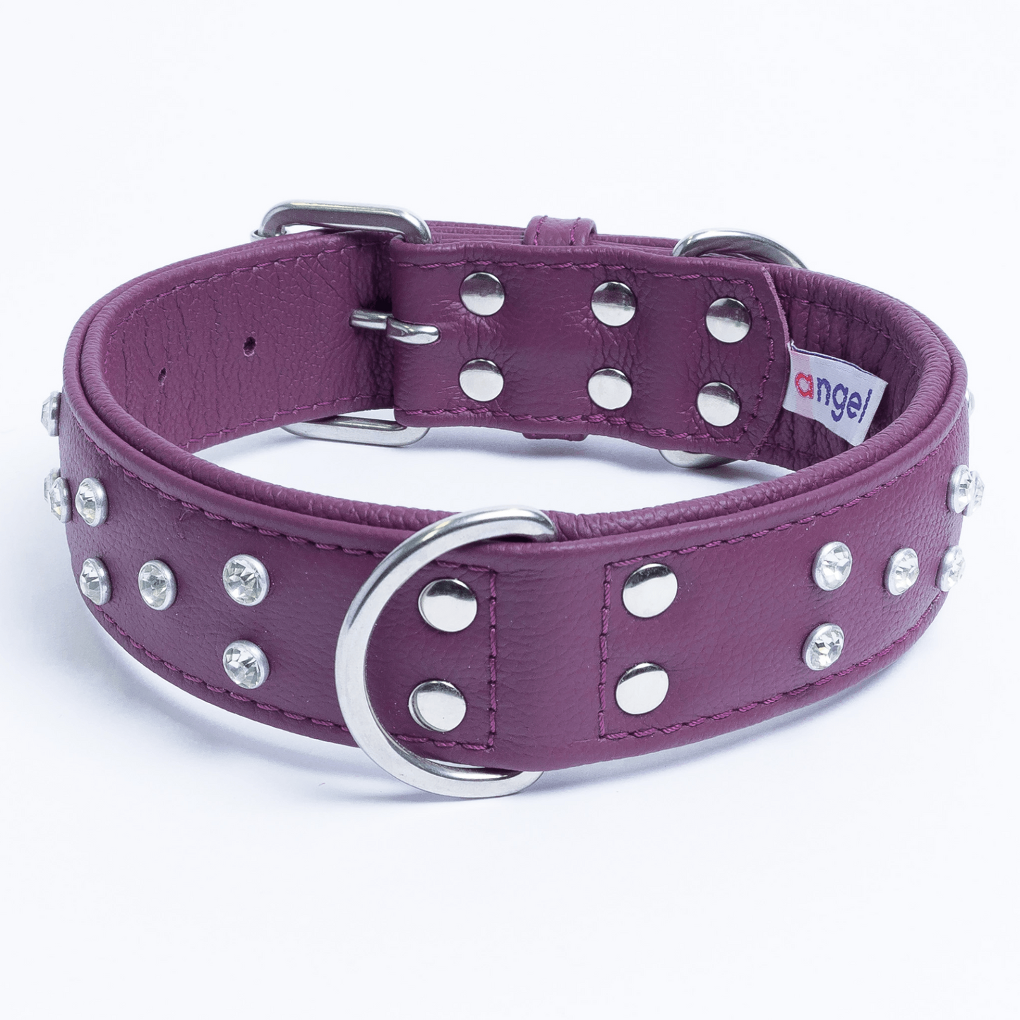 Athens Dog Collar - Pink & Purple