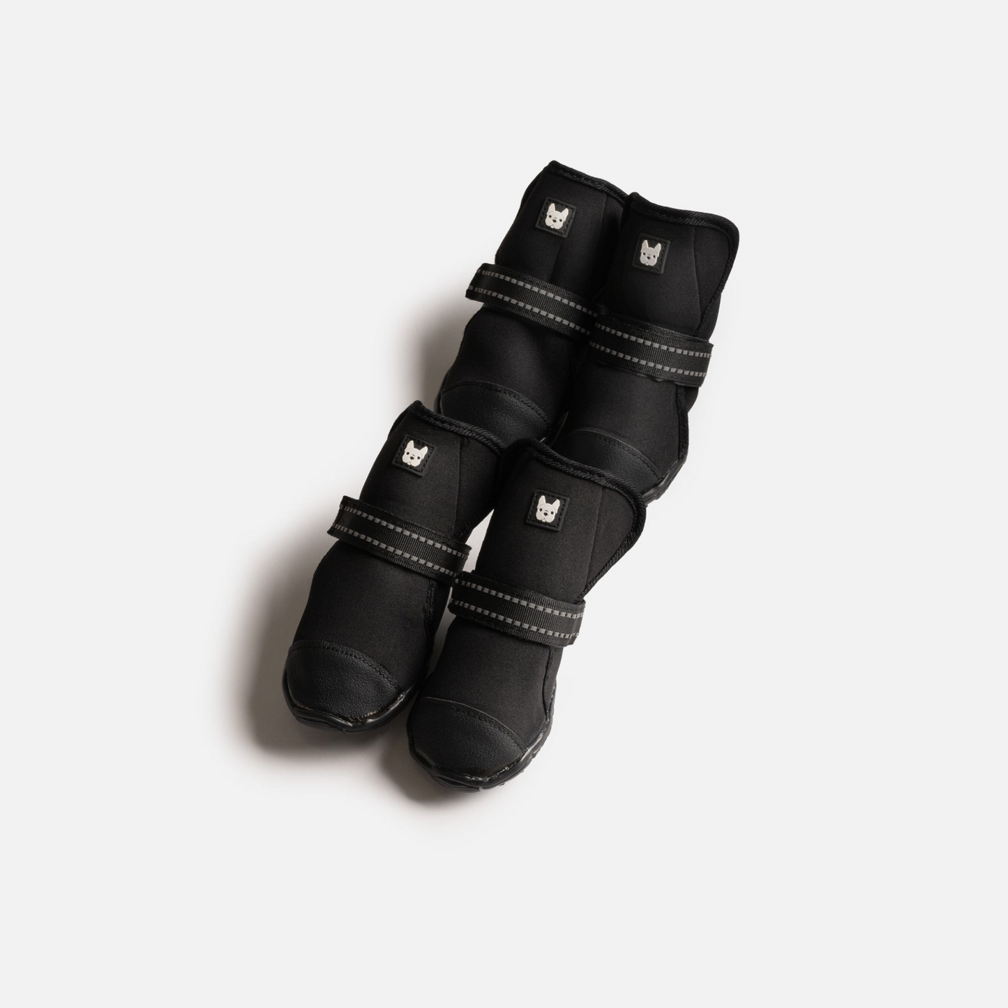 Botas para perros antideslizantes y de ajuste fácil - Negro