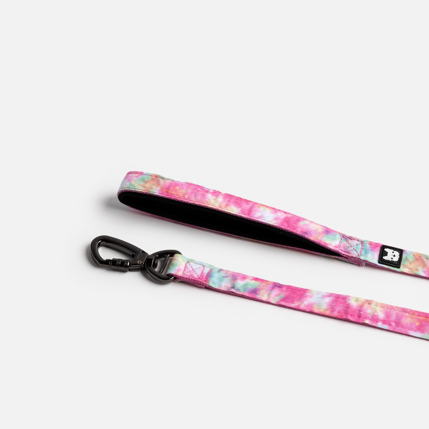 Correa para perro de popelina - Tie Dye rosa