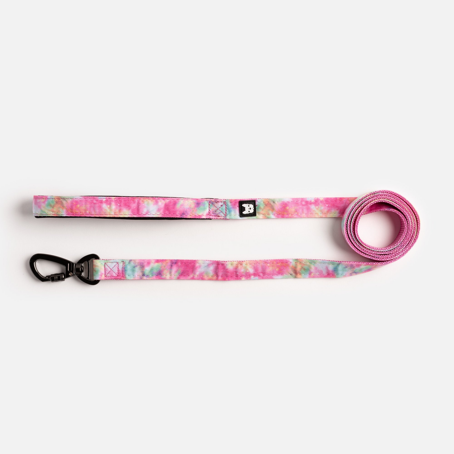 Correa para perro de popelina - Tie Dye rosa