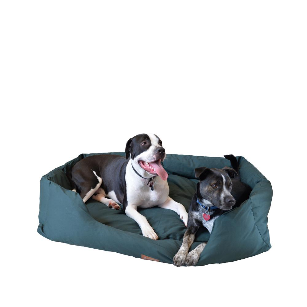 Cama reforzada extra grande para mascotas Armarkat en Laurel Green - Modelo D01FML-X