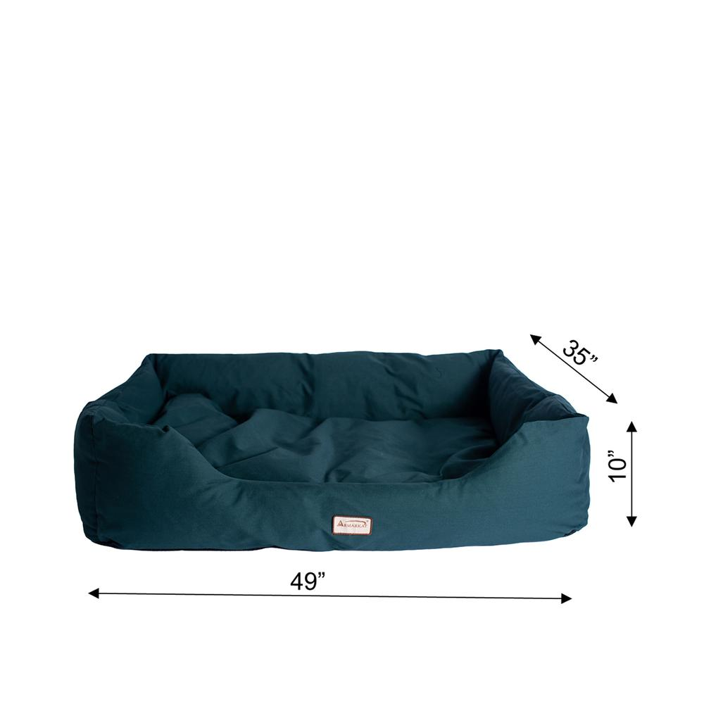 Cama reforzada extra grande para mascotas Armarkat en Laurel Green - Modelo D01FML-X