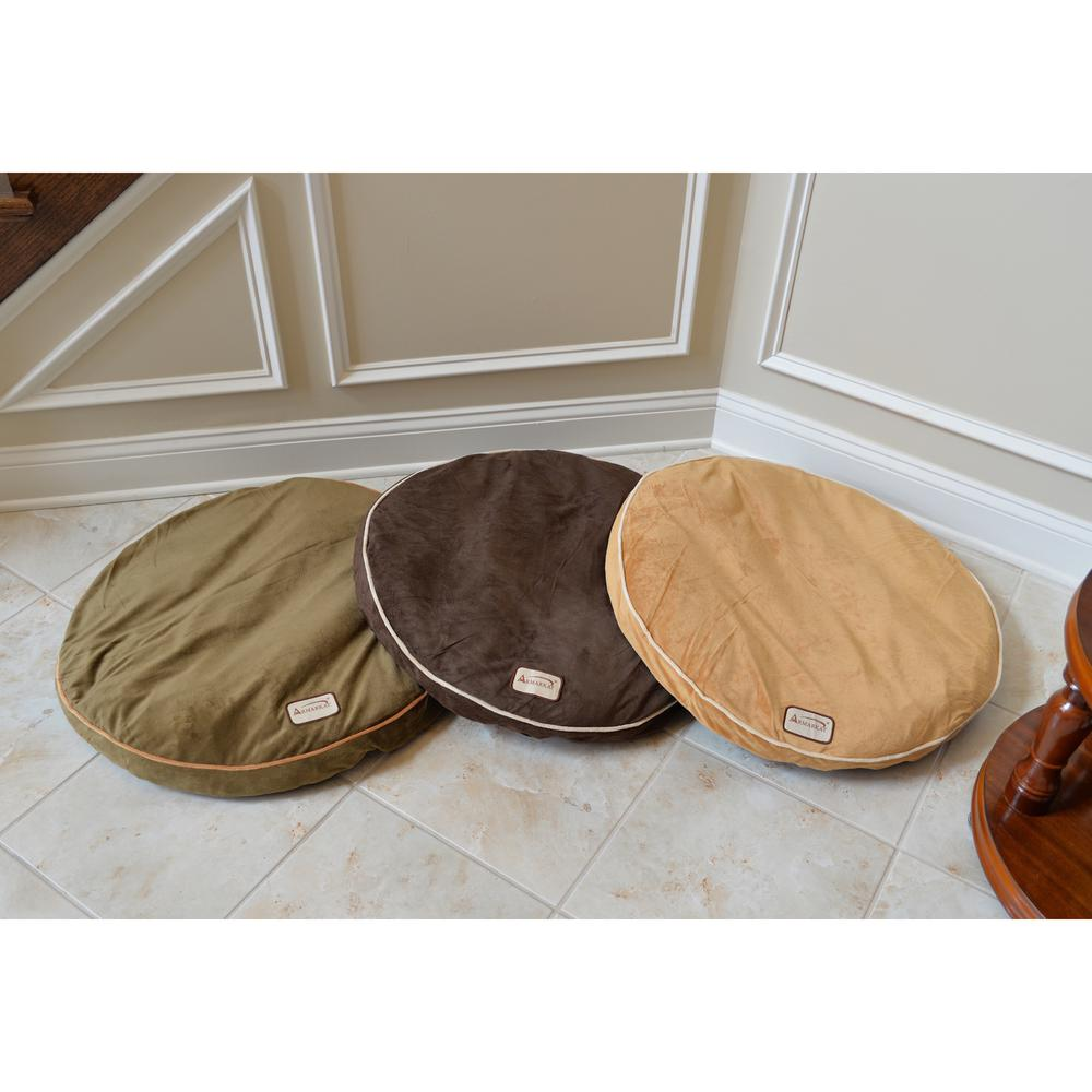 Armarkat M04JKF Protector de cama para mascotas en color moca - Con cojín de relleno de polietileno