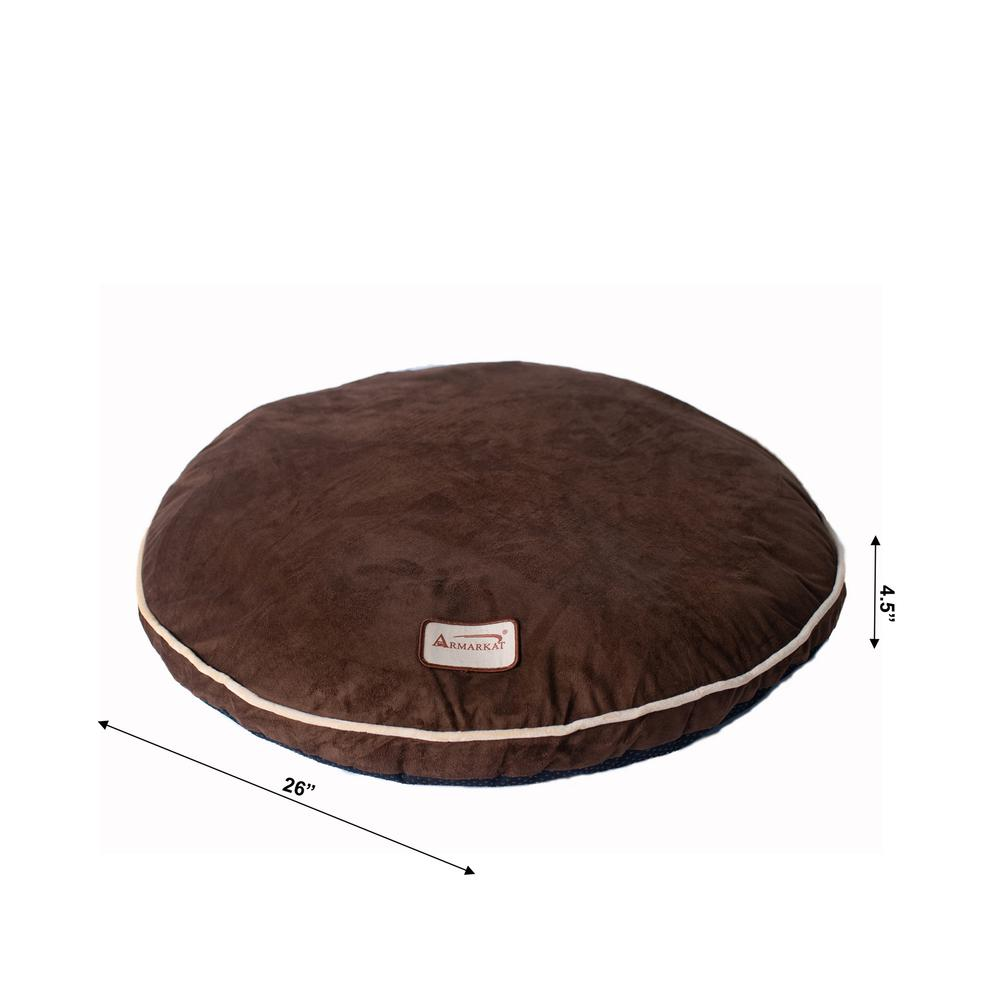 Armarkat M04JKF Protector de cama para mascotas en color moca - Con cojín de relleno de polietileno