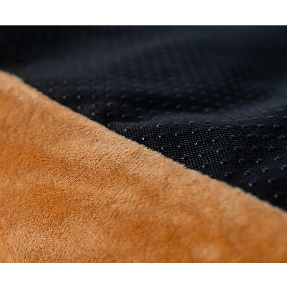 Cama y tapete grande para mascotas con refuerzo Armarkat en color marrón tierra - Modelo D02CZS-L