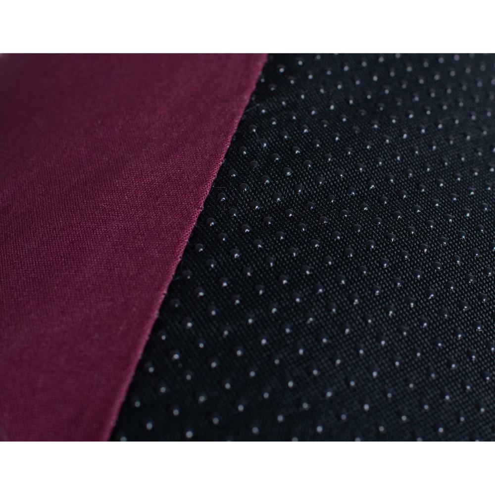 Alfombra grande para cama para mascotas de Armarkat, color marfil y burdeos, modelo M02HJH/MB-L con lujoso cojín de relleno de poliéster para perros