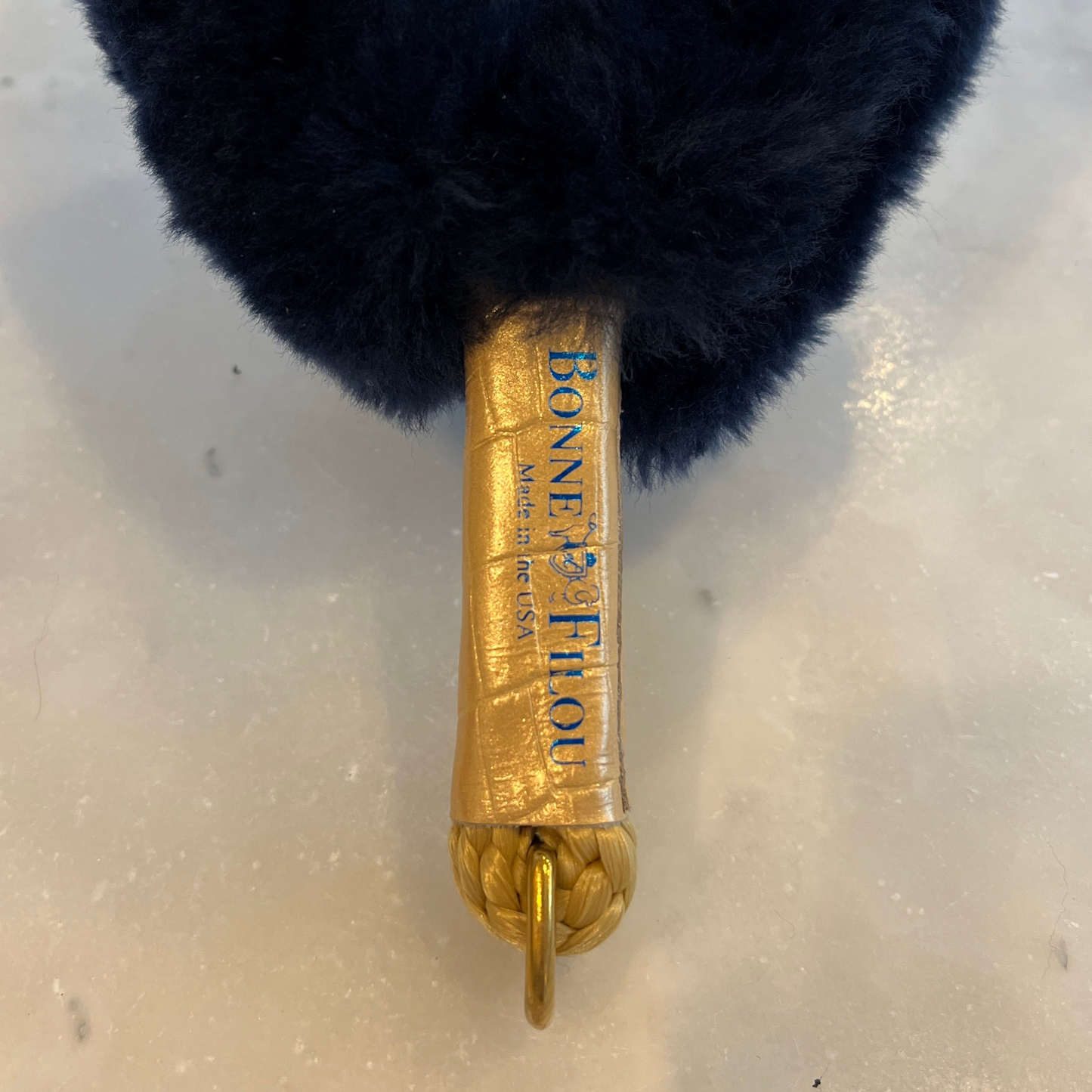Bonne et Filou Agarre de piel de oveja para su correa