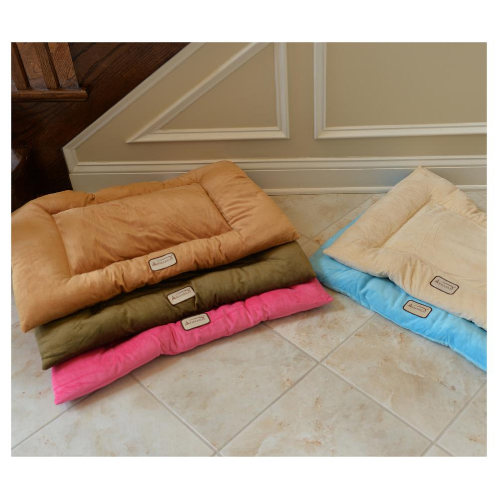 Armarkat Alfombrilla grande para cama para mascotas en color beige - Modelo M01CMH-L con cómodo cojín de relleno de poliéster para perros