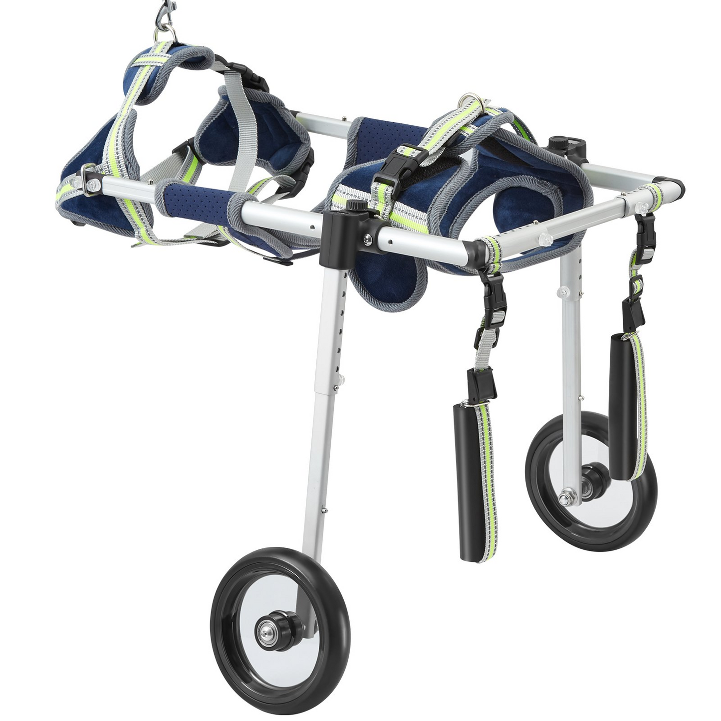 VEVOR Small Dog Wheelchair, 2-Wheel, Adjustable, Lightweight for Back Legs