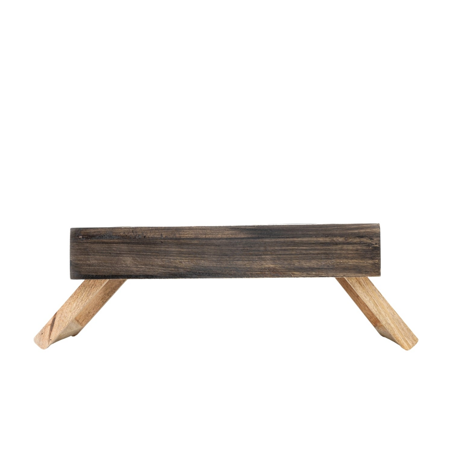 Comedero elevado de madera para perros ecológico (marrón)