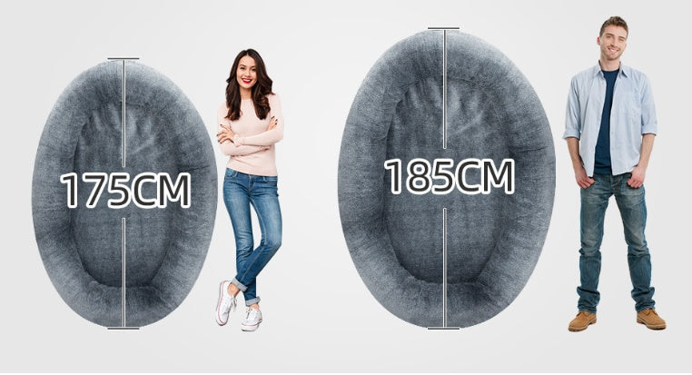 Oversized Human-Sized Plush Dog Bed – 3 Sizes & 3 Colors for Large & Giant Breeds