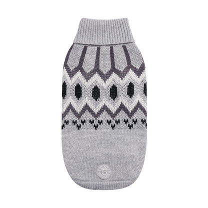 Heritage Dog Sweater - Grey Mix