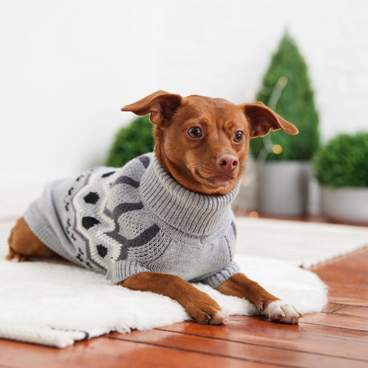 Heritage Dog Sweater - Grey Mix | GF Pet