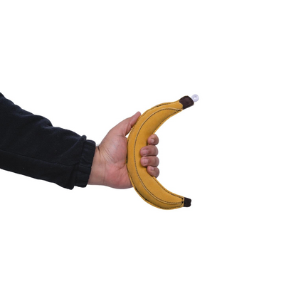 Vegan Leather Banana Dog Toy