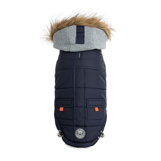 Winter Sailor Dog Parka - Navy