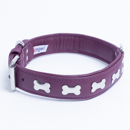 Rotterdam Bones Dog Collar: Timeless Style for Your Furry Companion