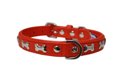 Rotterdam Bones Dog Collar: Timeless Style for Your Furry Companion