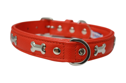 Rotterdam Bones Dog Collar: Timeless Style for Your Furry Companion