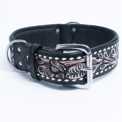 Laredo Dog Collar: Argentinean Top Grain Leather