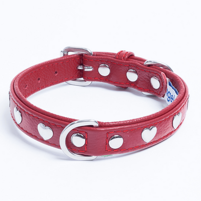 Rotterdam Hearts Dog Collar: Make a Statement with Style and Love