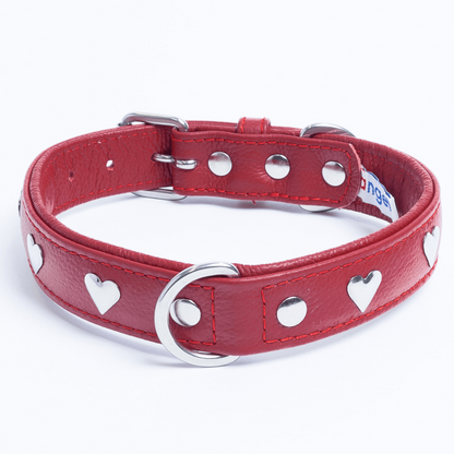 Rotterdam Hearts Dog Collar: Make a Statement with Style and Love