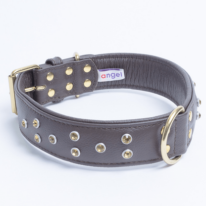 Athens Cowhide Dog Collars: Make Your Dog Shine