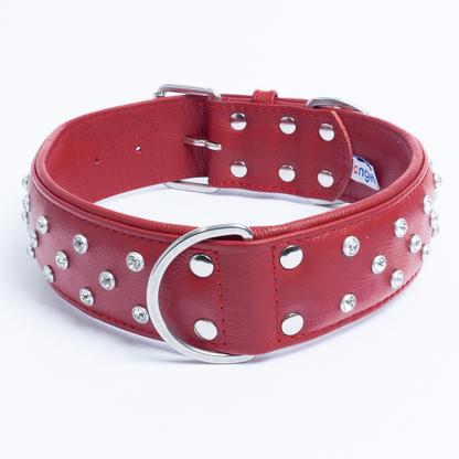 Athens Cowhide Dog Collars: Make Your Dog Shine