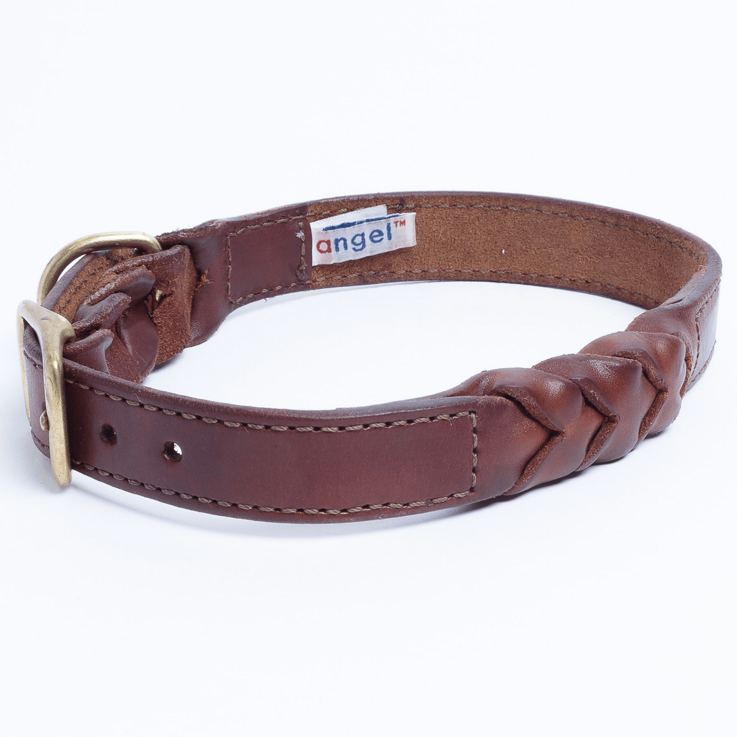 Argentinian Cowhide Leather Braided Collar