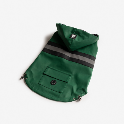 Aden Dog Raincoat - Green