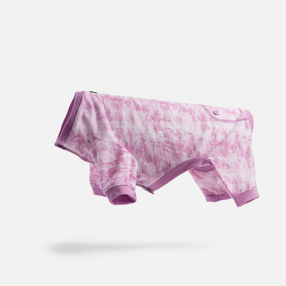 Dog Pajama - Pink Tie Dye