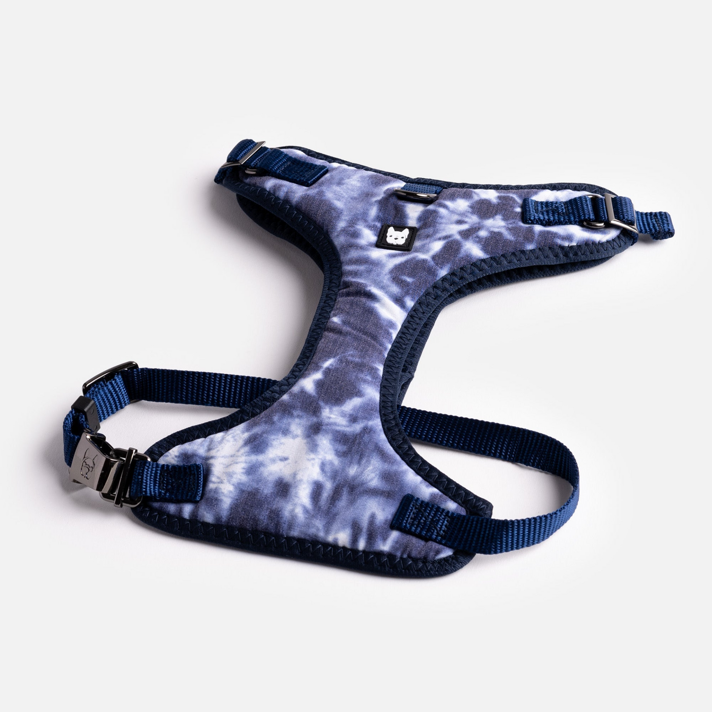 Poplin Dog Harness - Blue Tie Dye