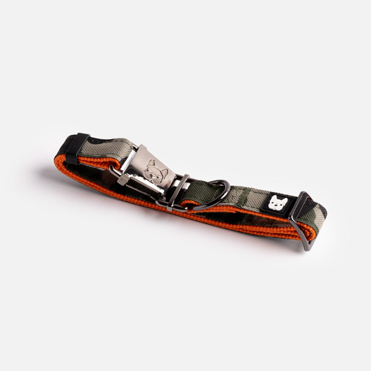 Poplin Dog Collar - Camo