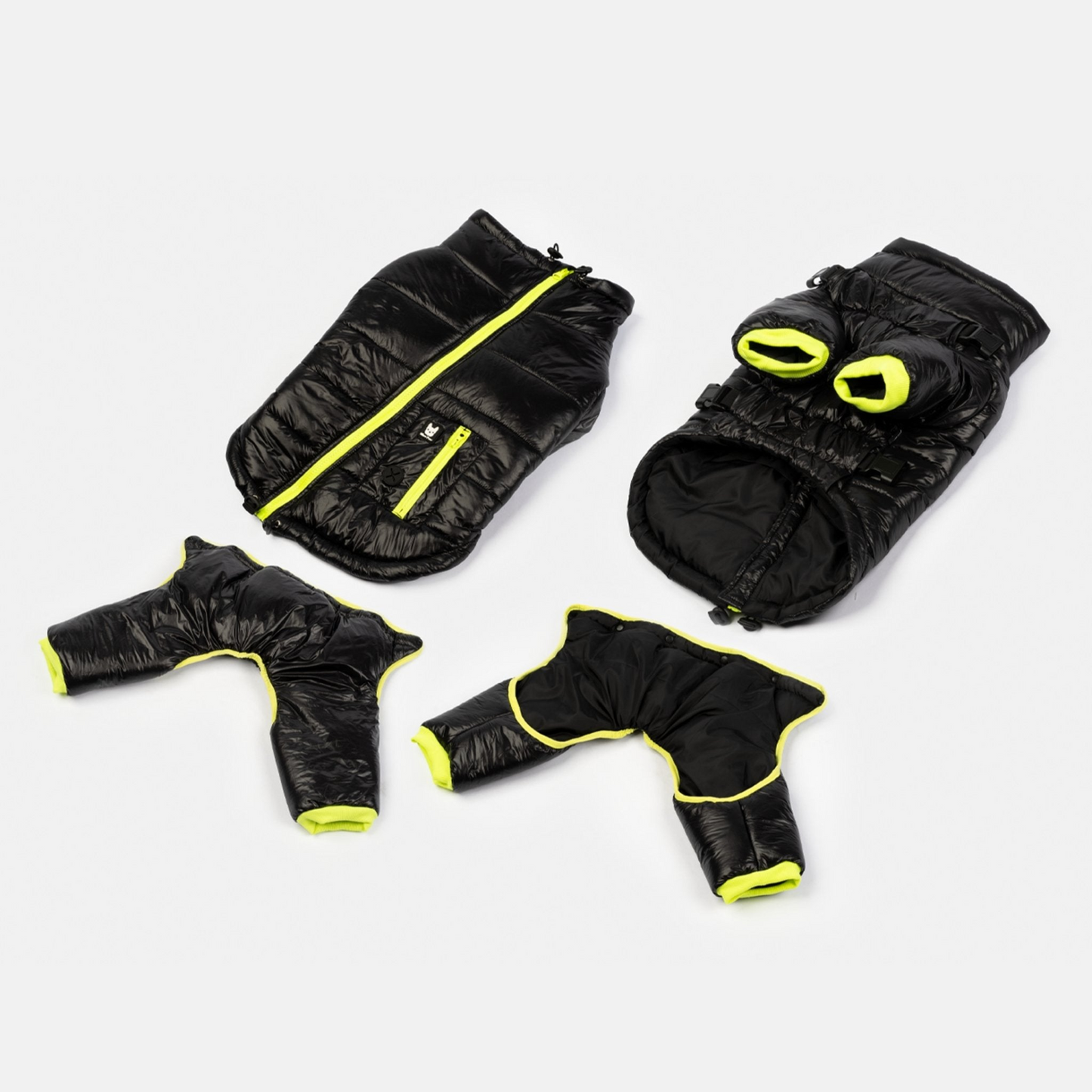 Whistler Full Body Dog Snowsuit - Black