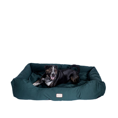 Large Laurel Green Bolstered Pet Bed - Armarkat D01FML-L