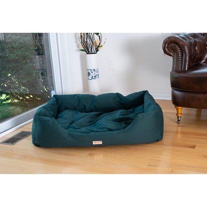 Armarkat Extra Large Bolstered Pet Bed in Laurel Green