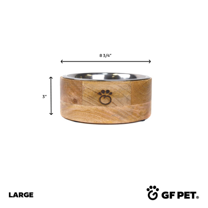 GF Pet Mango Wood Bowl Single