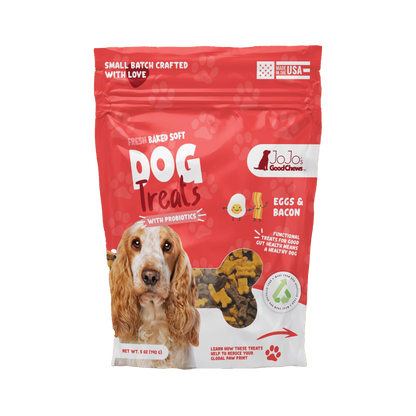 Fresh Baked Eggs and Bacon Soft Dog Chew Treats (2-Pack)