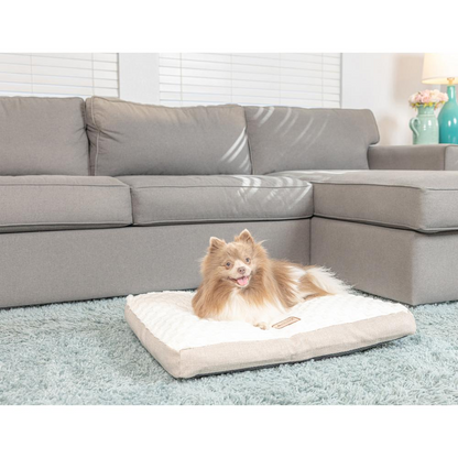 Armarkat Medium Dog Crate Mat with Poly Fill Cushion & Removable Cover