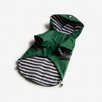 Bundle Aden Dog Raincoat - Green + Life Jacket