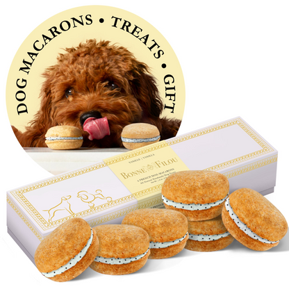 Bonne et Filou Dog Macarons (Box of 6)