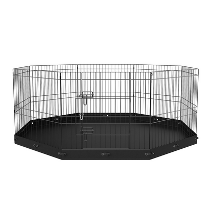 VEVOR 24" Dog Playpen, 8-Panel with Pad, Indoor/Outdoor Use